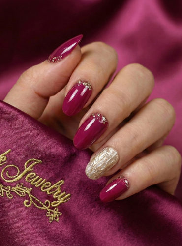 ブラックジュエリー1月限定キャンペーンネイル｜武蔵小山のネイルサロン