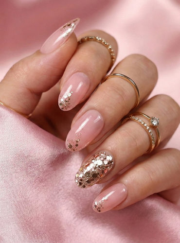 ブラックジュエリー12月限定キャンペーンネイル|武蔵小山のネイルサロン