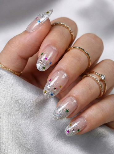 ブラックジュエリー12月限定キャンペーンネイル|武蔵小山のネイルサロン