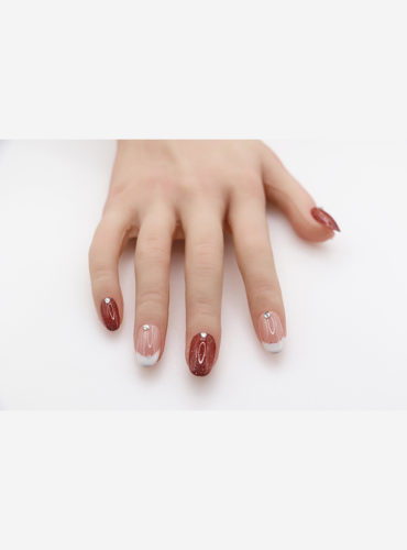 ブラックジュエリー8月限定キャンペーンネイル|武蔵小山のネイルサロン